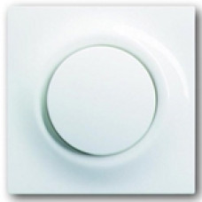 Кнопка с перекидным контактом без нейтрали с клавишей ABB Impuls (альпийский белый)