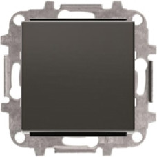 Выключатель одноклавишный, 10А, с клавишей ABB Sky (черный бархат)