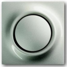 Кнопка с перекидным контактом без нейтрали с клавишей ABB Impuls (шампань-металлик)