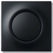 Кнопка с перекидным контактом без нейтрали с клавишей ABB Impuls (черный бархат)
