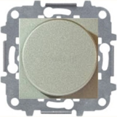 Светорегулятор с поворотной кнопкой для регулируемых LED ламп 2-100Вт, ABB ZENIT (шампань)