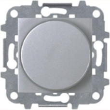 Светорегулятор с поворотной кнопкой 60-500Вт, ABB ZENIT (серебристый)