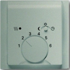 Терморегулятор для тёплого пола с электроподогревом, 16А/250В, с лицевой панелью ABB Impuls (шампань-металлик)