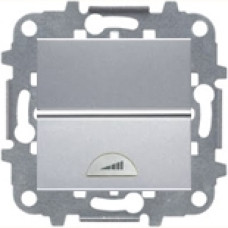 Светорегулятор клавишный 60-500Вт, ABB ZENIT (серебристый)